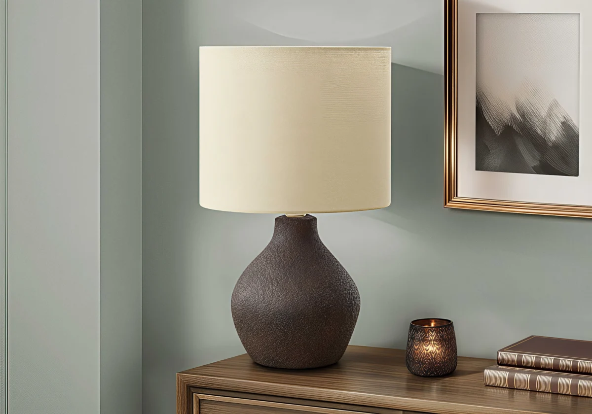 TERRAVA FORGE™ – CONTEMPORARY RESIN TABLE LAMP – I 9772 - Image 3
