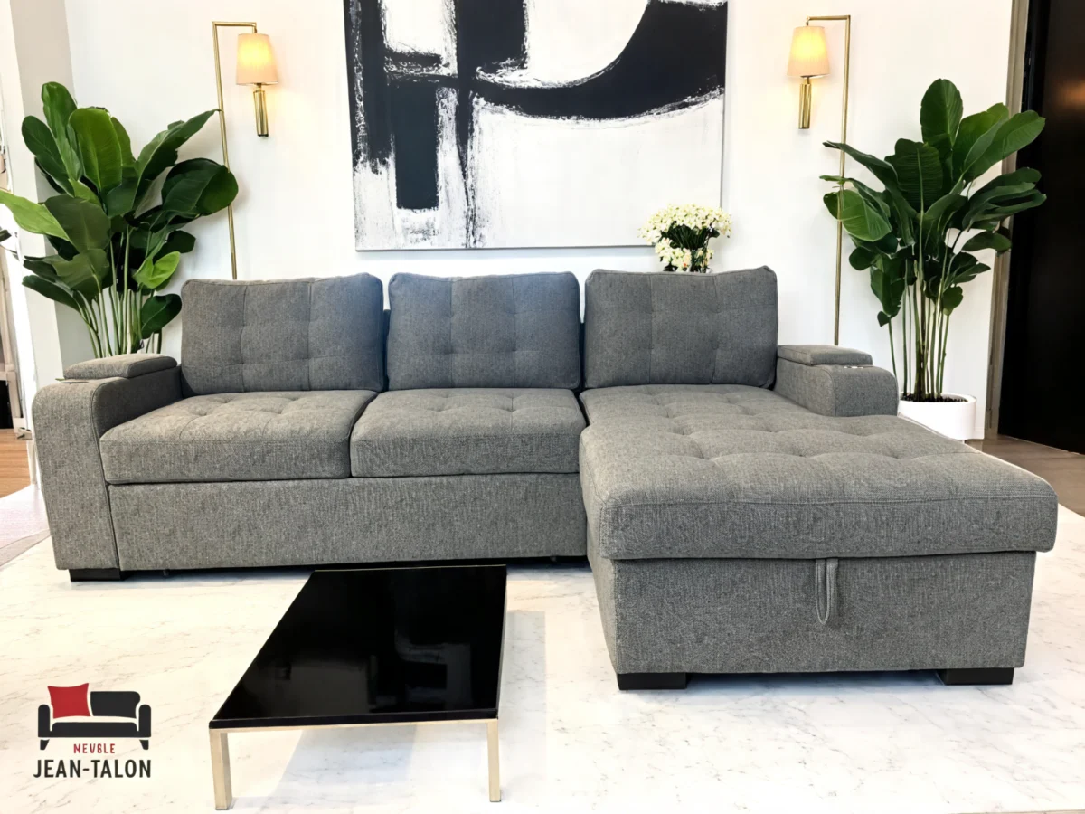 UrbanFold™ Fabric Sofa Bed – 6231 - Image 2