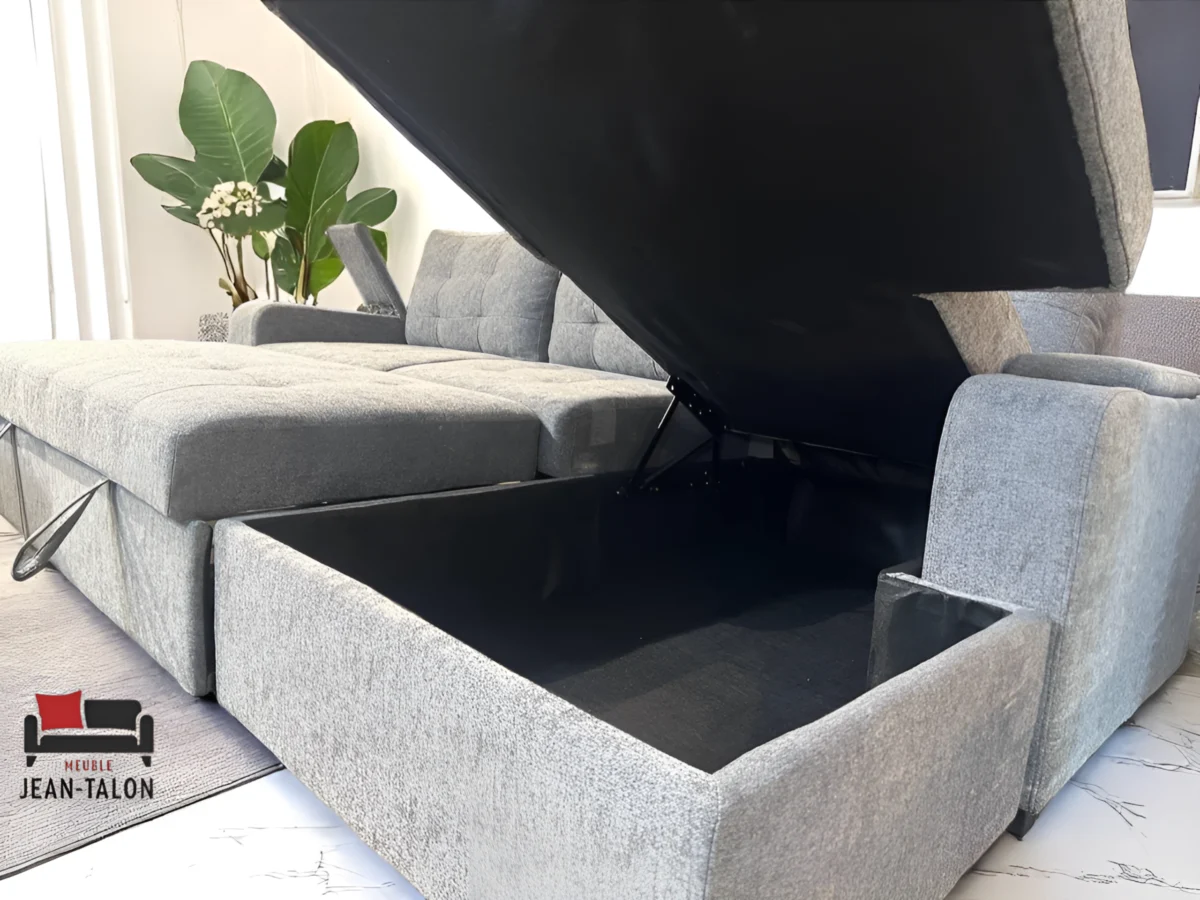 UrbanFold™ Fabric Sofa Bed – 6231 - Image 4