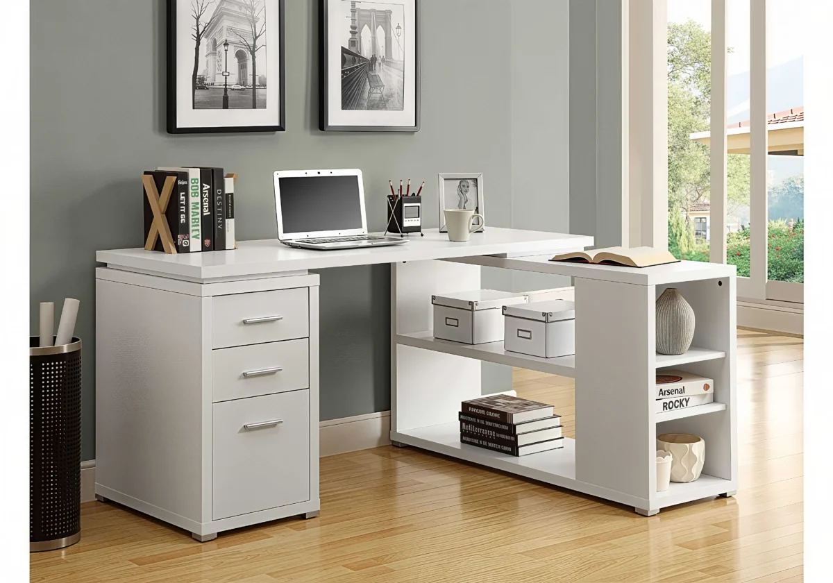 VANTEX CORNER™ – L-SHAPED RECLAIMED OFFICE DESK – I 7421 - Image 7